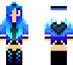 water heart gamer girl