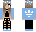 blue addias girl