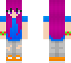 blue girl