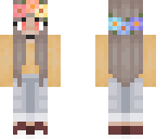 cute girl with flower crown