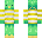 green bird