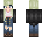 green hair girl