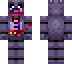 crying child inside bonnie suit