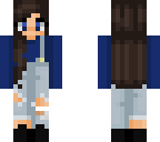 dark blue overalls