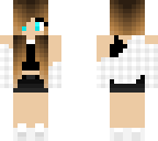 edited glowing entity girl