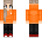 orange hoodie