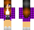 purple checkered jacket