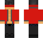 aaron lycan - red jacket - bandana
