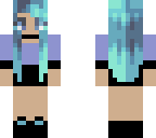 blue girl