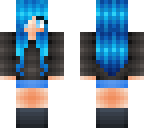 blue hair girl