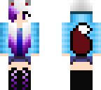 female wolf with purple hair