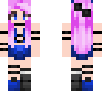 pink hair girl