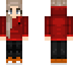 red hoodie