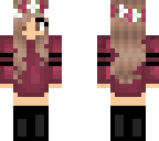 trendy burgundy girl
