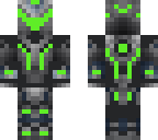 lime green robot