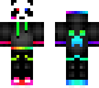 rainbow panda gamer