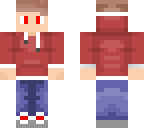 red hoodie