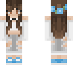 blue flower crown girl - edit