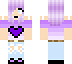 pastel purple hair girl