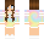 tiedye brunette