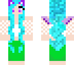 blue purple cat woodland fairy
