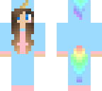 blue unicorn onsie