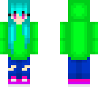 green girl