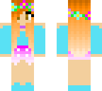 kawaii flower crown girl