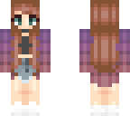 purple plaid sweater