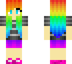rainbow girl