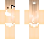 white two-piece bikini