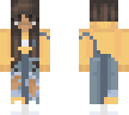 yellow dungarees