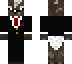 derpy cow with black suit with diaper