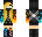 fire and ice assassin girl blonde