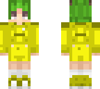 green and yellow deer girl