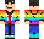 realistic rainbow sweater man
