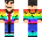 realistic rainbow sweater man
