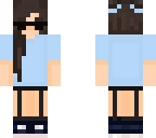 stockings skin with glasses