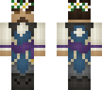 xama in alchemic uniform with flower crown