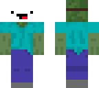 zombie with derpy mask