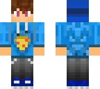 blue pizza hoodie