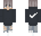 person with nike-hoodie and hair