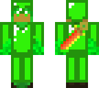 green armored boy