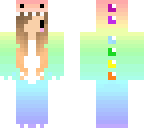 kawaii rainbow dino edit
