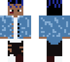 blue haired ***