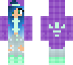 random blue hair