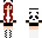 red head panda gurl