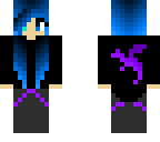 blue hair skin