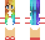 cute rainbow girl