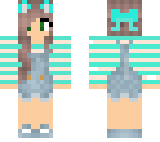 teal overals
